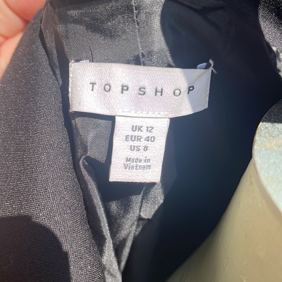 TopShop Black Blazer size 8 - Picture 4 of 4